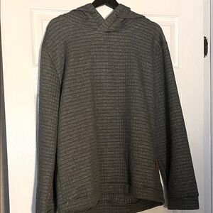 NWOT-Vogue Cozy Charcoal Quilted Pullover Hoodie-size 4XL (fits like XXL)